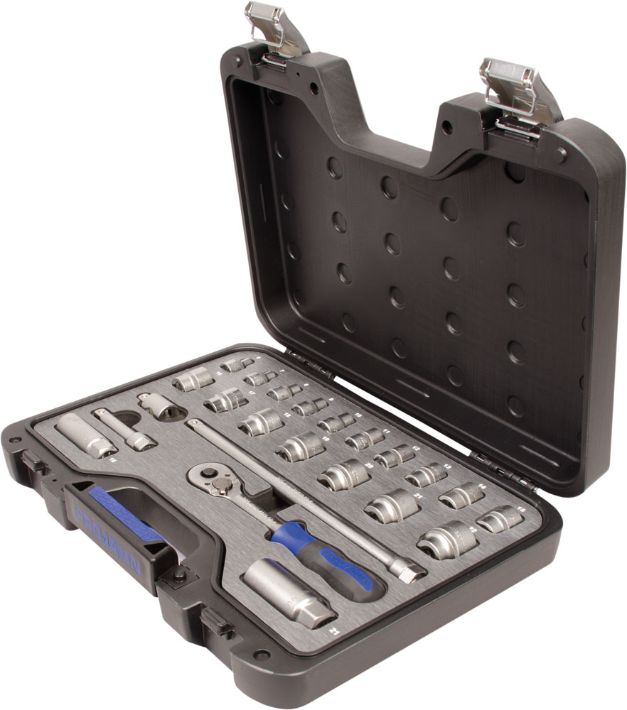 3/8" PROJAHN professional Steckschlüssel-Koffer 23-teilig – Bild 3