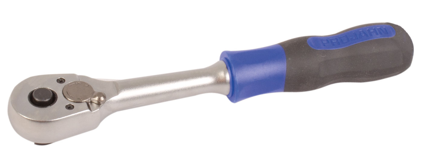 3/8" PROJAHN professional Umschaltknarre mit PROJAHN ergonomic 2K-Handgriff Sicherheitsverriegelung 38 Zähne