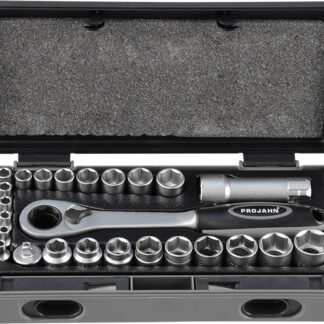 1/4" + 3/8" Durchschraubknarren Satz 25tlg