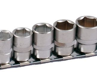 3/8" Stecknuss Satz auf Schiene 12tlg