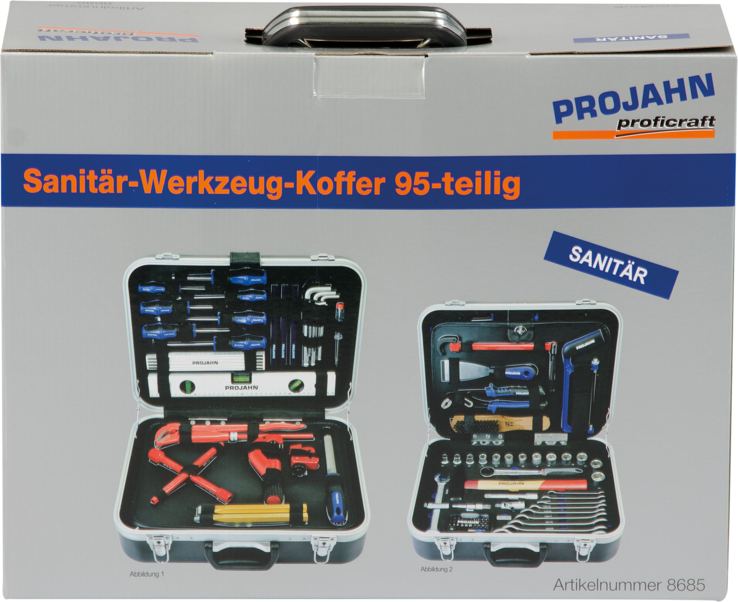 Sanitär Werkzeugkoffer 98tlg – Bild 6