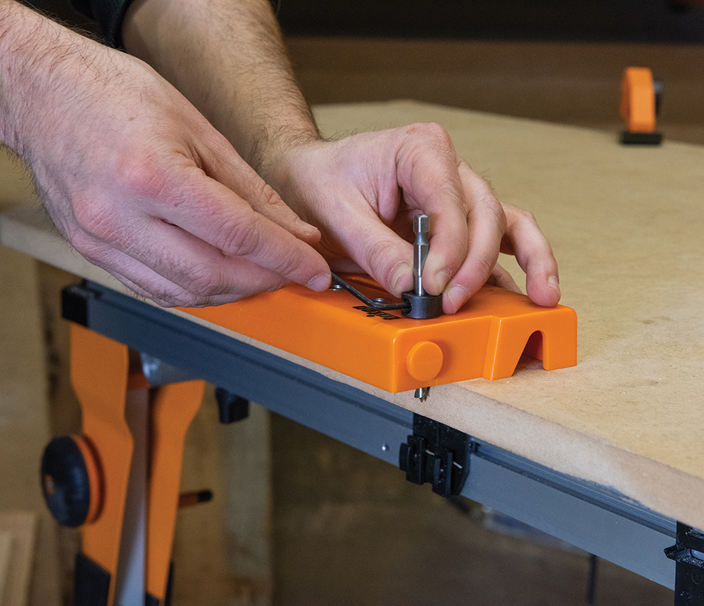 Triton TSPJ - TS-Lochreihen-Bohrschablone für Regalböden – Bild 3