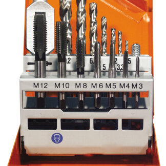 Einschnitt Gewinde Bohrzeugsatz HSS-G 15tlg M3-M12