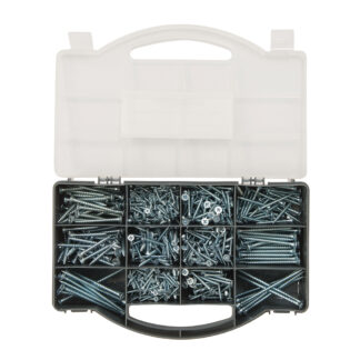 Fixman - 780-tlg. Senkkopfschrauben Sortiment, verzinkt, zöllig