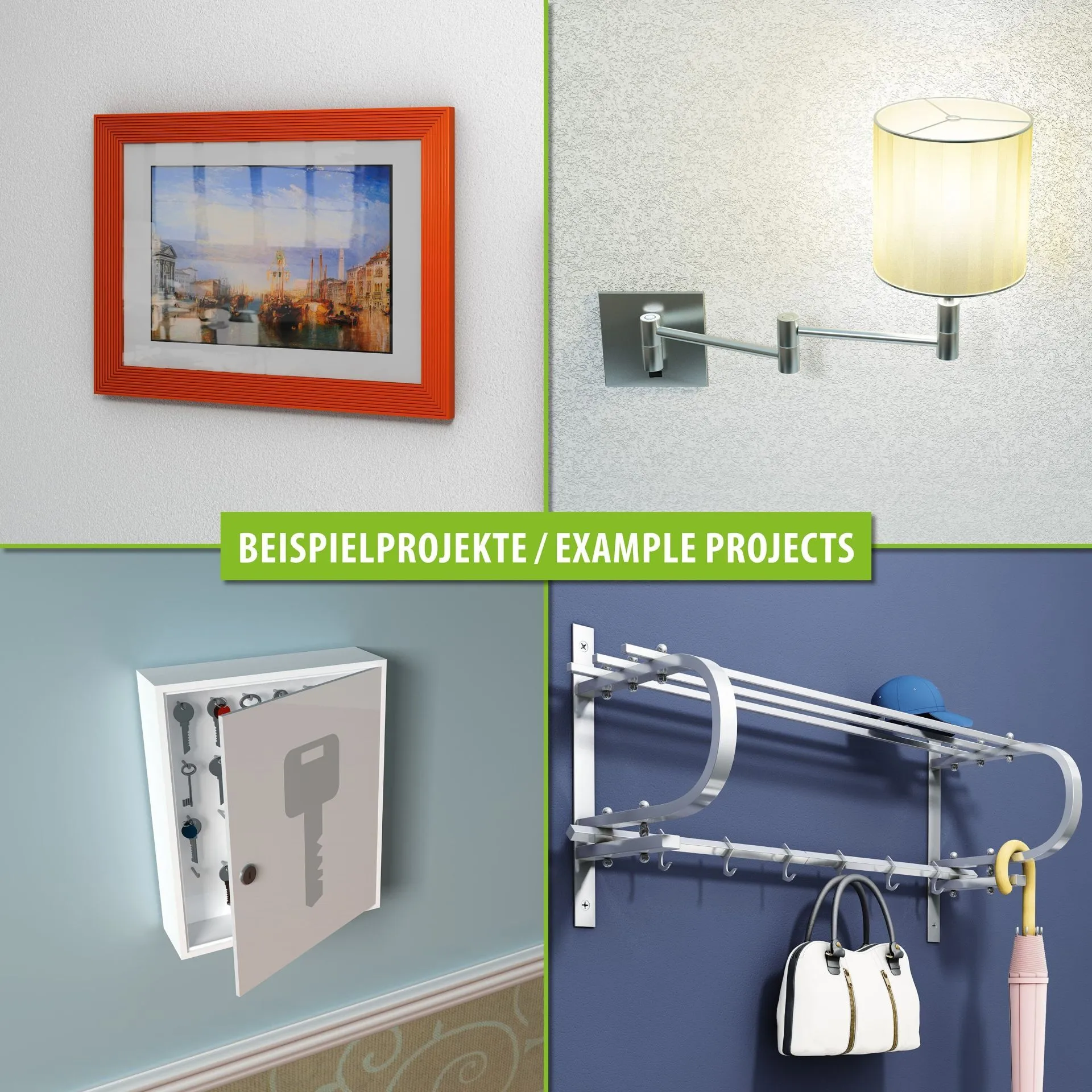 Tox Gipskartondübel Spiral Plus 37-2 + Schraube 50 Stück – Bild 2