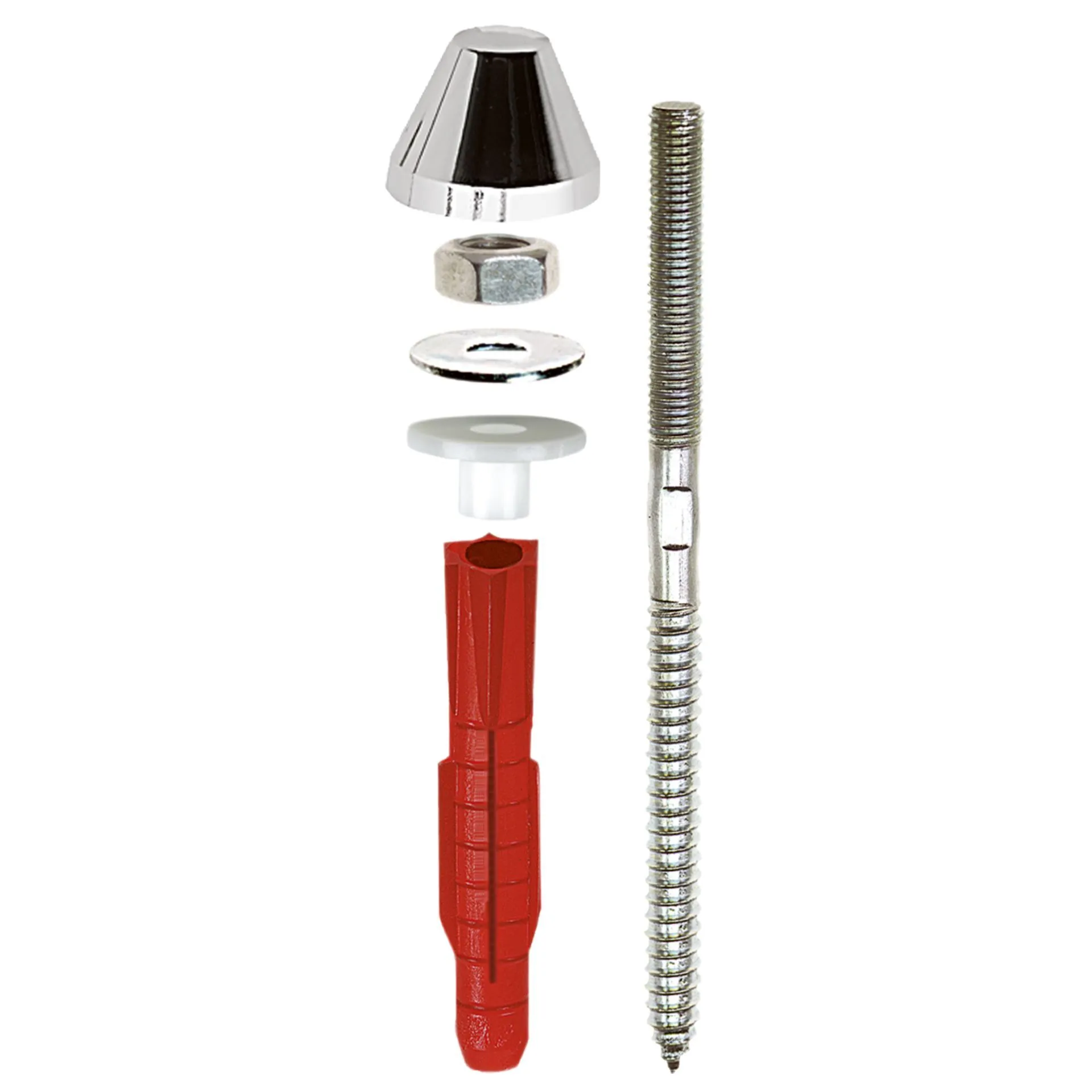 TOX Urinal- & Waschtischbefestigung Piss-Fix XL M10 chrom – Bild 4