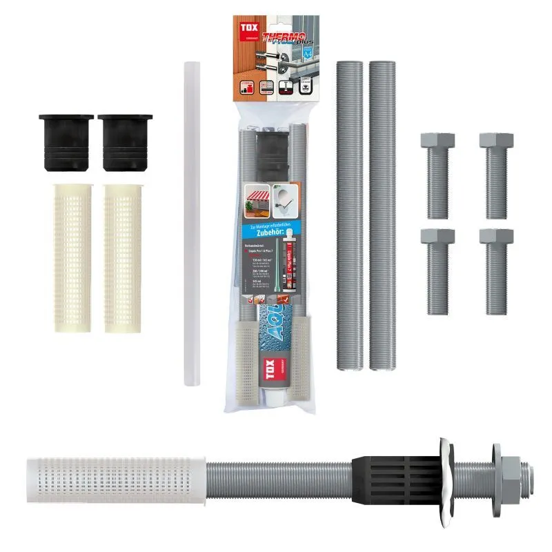 Tox Schwerlast-Montagesystem Thermo Proof Plus M16x400 mm IG M10 & M12