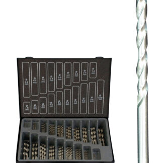 170-tlg. Spiralbohrer-Set DIN 338 HSS-G Typ N BASIC 1-10mm 0,5mm steigend