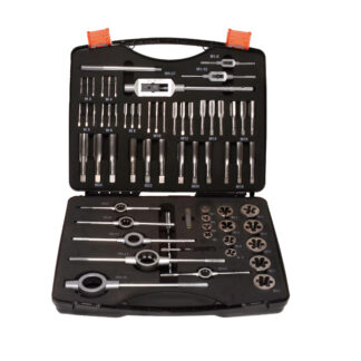 63-tlg. Gewinde-Schneidwerkzeug-Set HSS-G DIN 352 M3 - M24