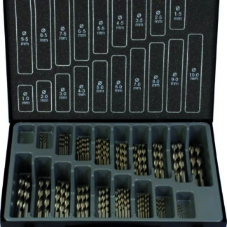 70-tlg. Spiralbohrer-Set kurz DIN 338 HSS-Co 5% Typ VA ECO 1-10mm 0,5mm