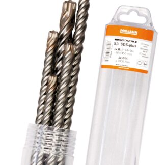 5 Stück Rocket 5 Hammerbohrer 12-20mm 450-1000mm