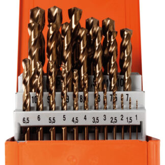 25-tlg. Spiralbohrer-Set kurz DIN 338 HSS-Co 5% Typ N Basic 1-13mm 0,5mm