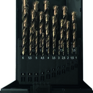 25-tlg. Spiralbohrersatz HSS-Co 5% 1-13mm DIN 338