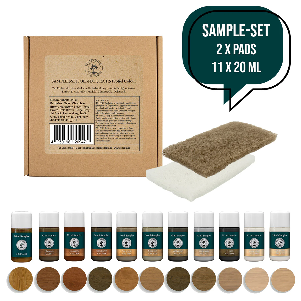 13-tlg. Oli Natura Testbox HS Profiöl Colour