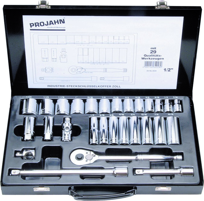 1/2" Zoll Steckschluessel Satz 28tlg