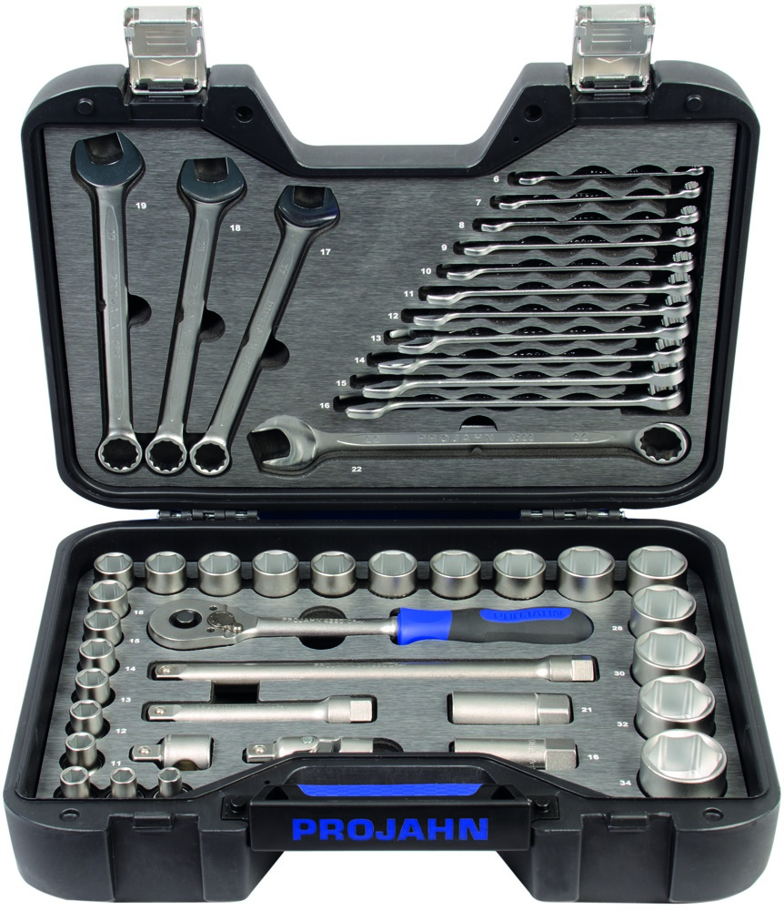 1/2" PROJAHN professional Steckschlüssel-Koffer 45-teilig