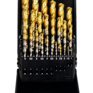 Kassette Kunststoff HSS-G TiN 25tlg. 1 - 13 mm