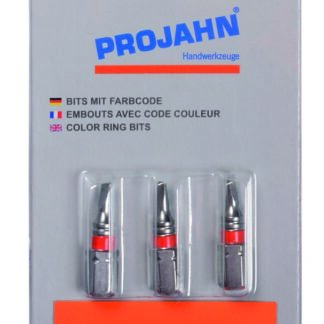1/4" markierter Bit L25 mm Schlitz 6mm 3er Pack