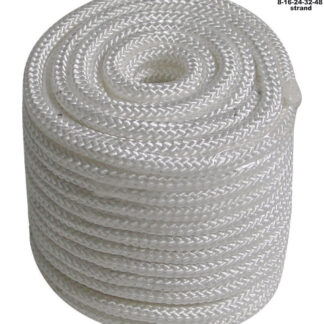 PP Seil geflochten 3 mm 20 m weiss