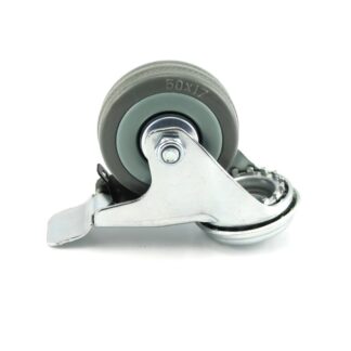 Lenkrolle mit Bremse 50 mm