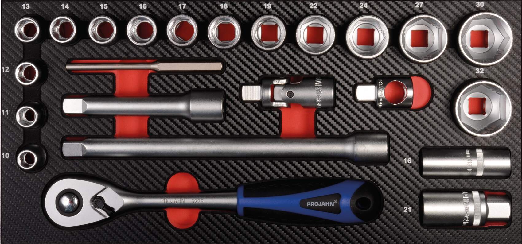 1/2" Xi-on Werkzeug-Satz Einlage 23tlg