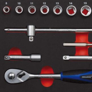 3/8" Xi-on Werkzeug-Satz Einlage 17tlg