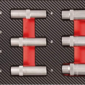 Stecknuss Einlage 12tlg 1/2" tiefe Nüsse