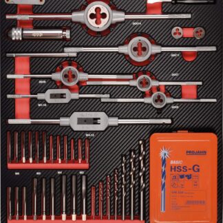 Gewindeschneidwerkzeug Einlage 64tlg