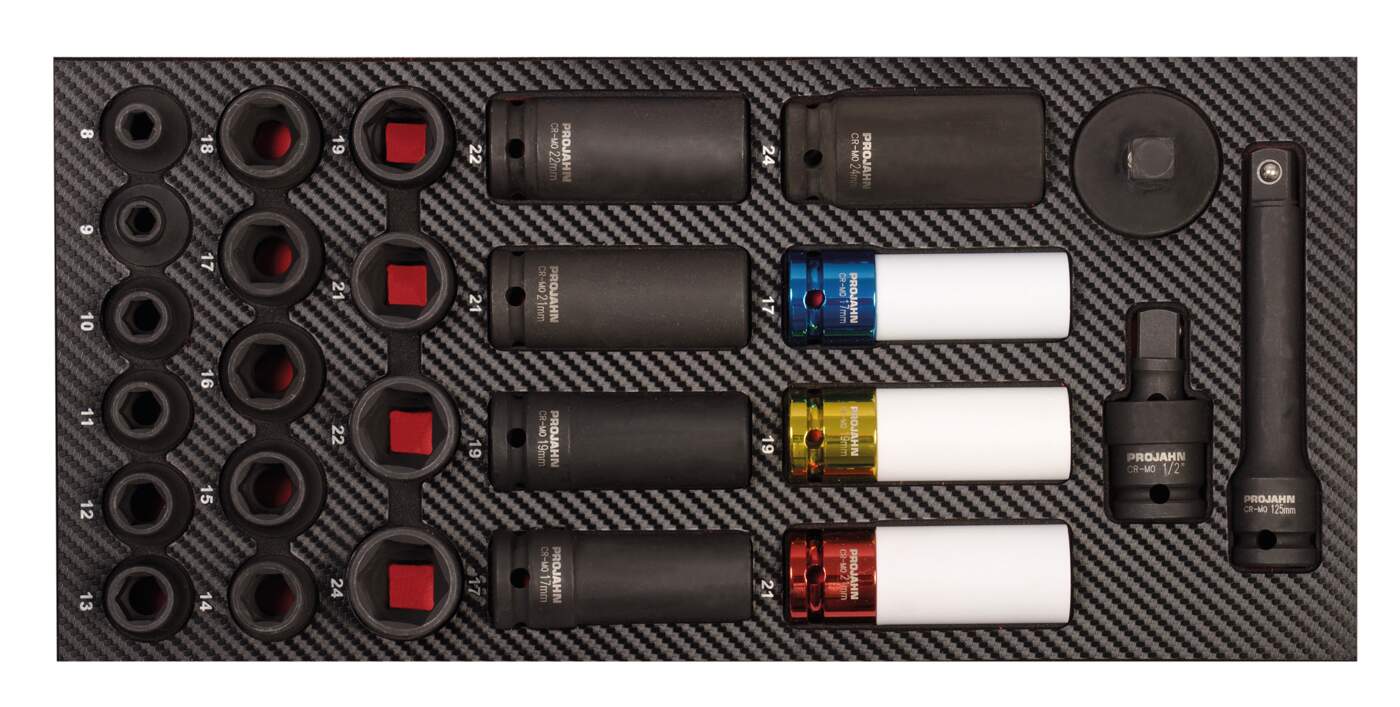 1/2" Schlagnuss Einlage 30tlg