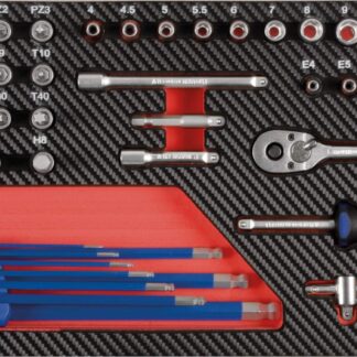 1/4" Werkzeug-Satz Einlage 58tlg
