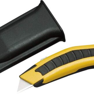 Trapezmesser mit einziehbarer Klinge+Schutzköcher