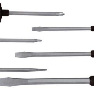 Schraubendreher Satz 6tlg (PH+Schlitz) mit durchgehender Klinge, Schlagkappe und Schlüsselhilfe