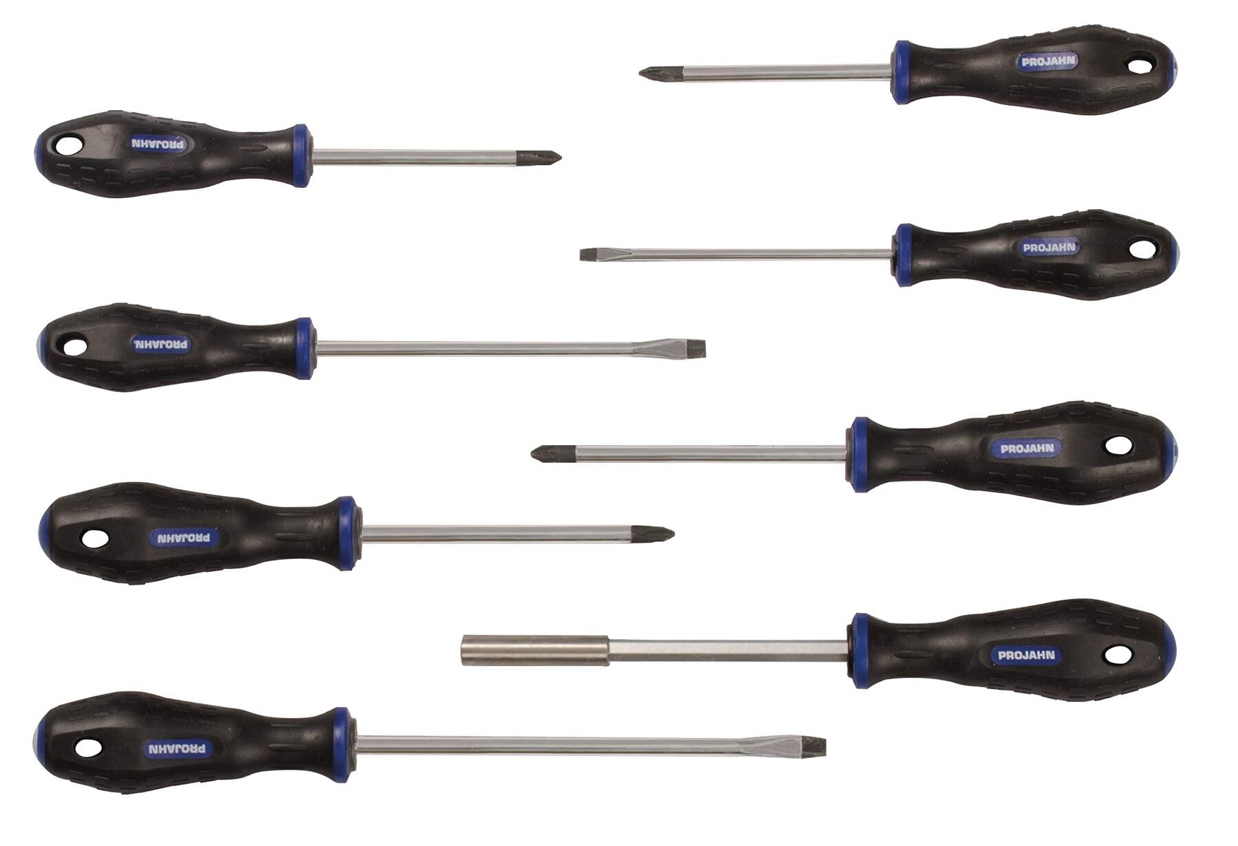 Schraubendreher Satz 8tlg (PH+PZ+Schlitz)