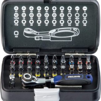 1/4" Bit Box mit markierten Bits 33tlg