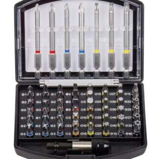 1/4" Bit Box mit markierten Bits 56tlg