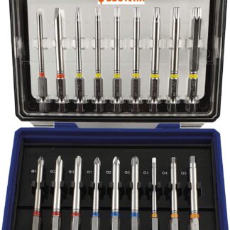 1/4" Bit Box mit markierten Bits 18tlg