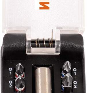 1/4" Bit Box mit markierten Bits 15tlg