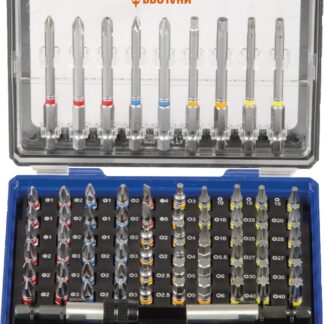 1/4" Bit Box mit markierten Bits 71tlg