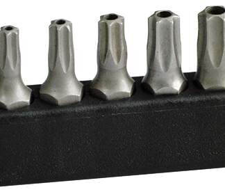 1/4" Bit Satz L25 mm TX mit Bohrung T10 - T40 7tlg