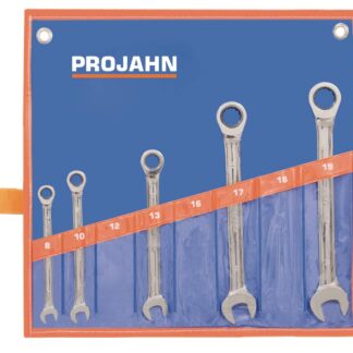 GearTech Schlüssel Satz Rolltasche 5tlg 8 - 10 - 13 - 17 - 19 mm