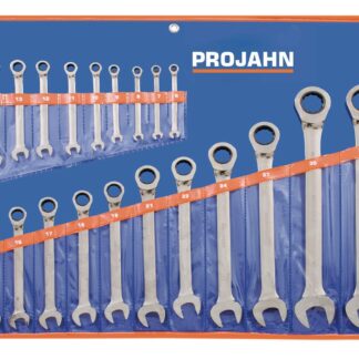 GearTech Schlüssel Satz Rolltasche 20tlg, klassik 6 - 7 - 8 - 9 - 10 - 11 - 12 - 13 - 14 - 15 - 16 - 17 - 18 - 19 - 21 - 22 - 24 - 27 - 30 - 32 mm