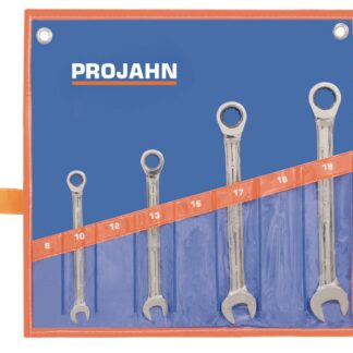 GearTech Schlüssel Satz Rolltasche 4tlg 10 - 13 - 17 - 19 mm