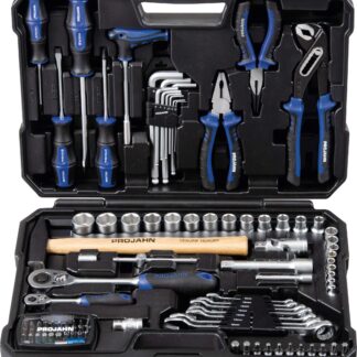 1/4" + 1/2" proficraft Werkzeugkoffer 98-teilig 48 Zahn Knarren