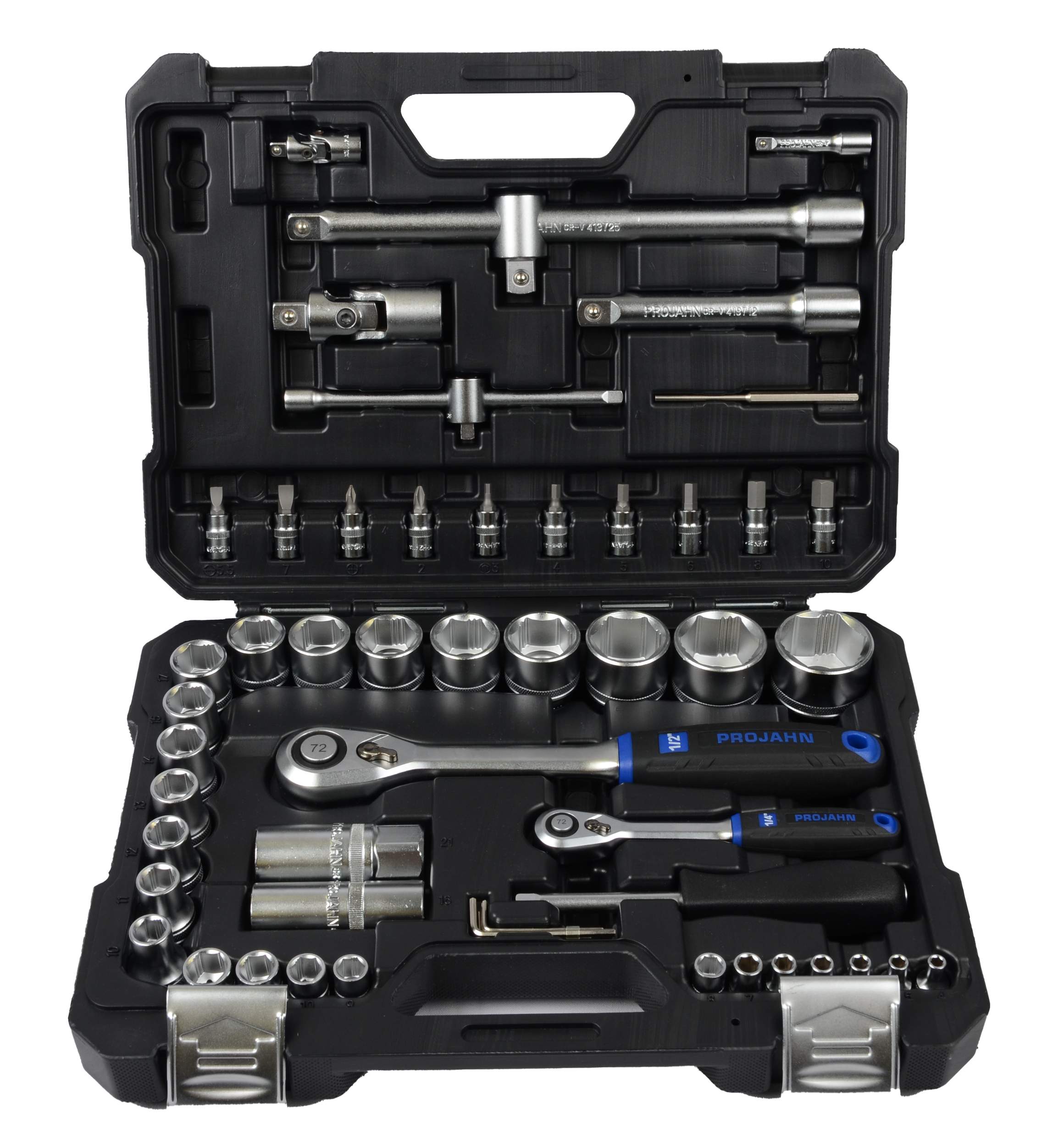 Xi-on 1/4" + 1/2" Steckschlüssel Satz 54tlg