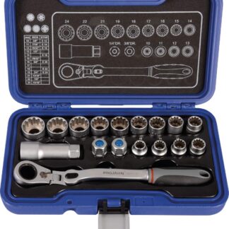 GearTech Durchschraubknarren Satz 17tlg