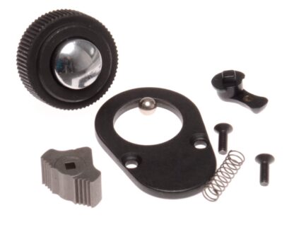 TOTAL Umschaltknarre 3/8 Zoll – 45 Zähne, Ergonomischer 2-Komponenten-Griff, Chrom-Vanadium-Stahl, Für Enge Räume