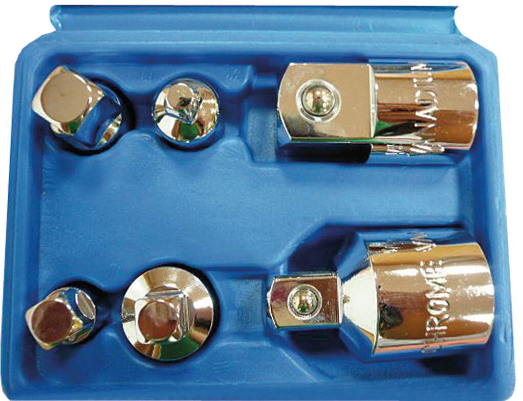 Adapter Satz, 6 teilig 1/4" auf 3/8" - 3/8" auf 1/4" 3/8" auf 1/2" - 1/2" auf 3/8" 1/2" auf 3/4" - 3/4" auf 1/2"