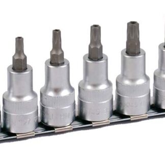 1/2" Stecknuss Satz auf Schiene 9tlg TXBitn.m.Loch, 60mm