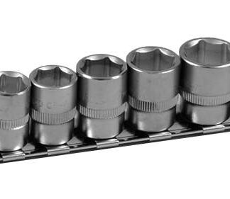 3/8" Stecknuss Satz auf Schiene 12tlg