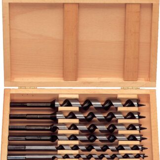 S Holz Schlangenbohrer L 230 mm Holzkassette 6tlg